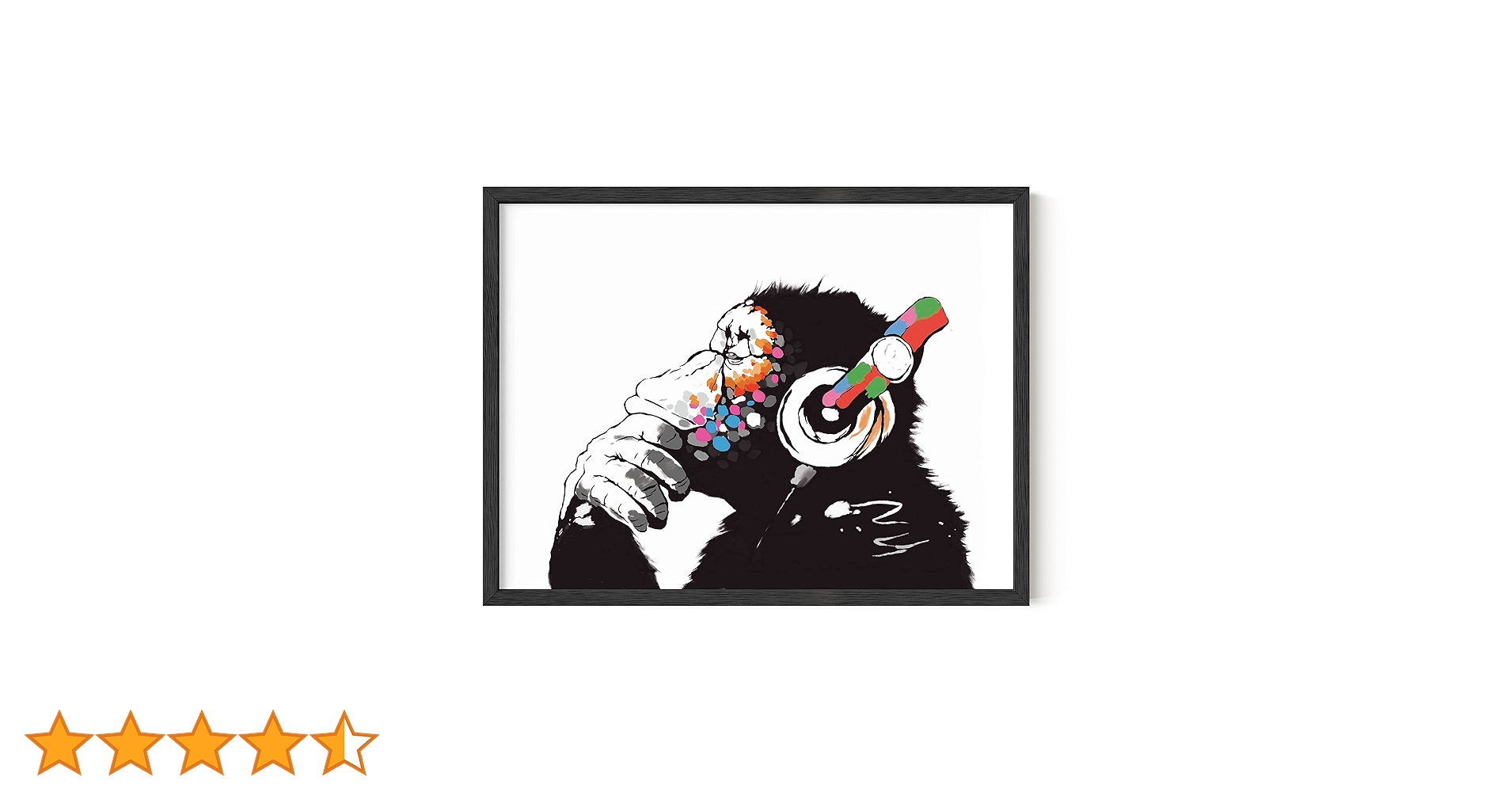 Amazon.co.jp: HAUS AND HUES バンクシー ゴリラ ウォール Amazon.co.jp: HAUS AND HUES バンクシー ゴリラ ウォール